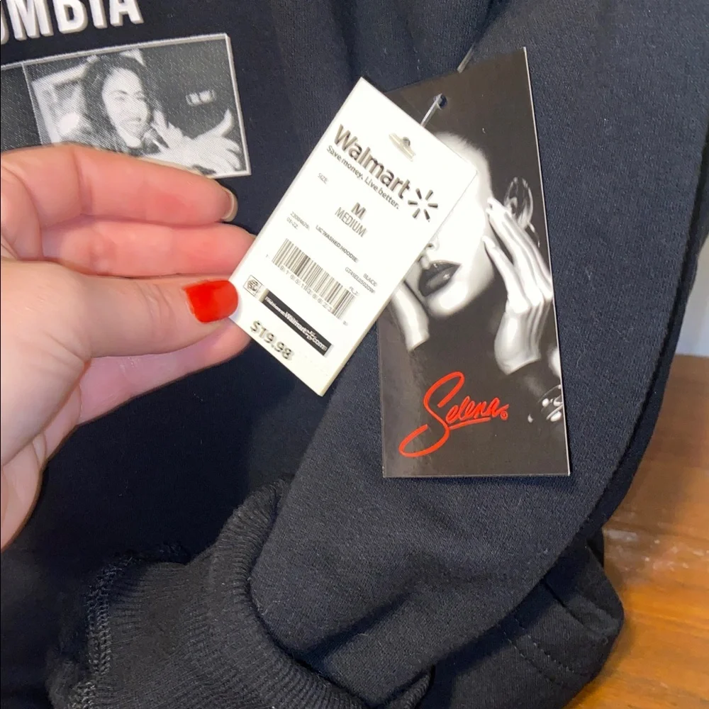 Black SELENA Graphic Hoodie - Picture 3 of 4